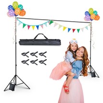AW Backdrop Stand 10 x 7ft/3m x 2.1m Adjustable Parties Background Support - $860.00 MXN