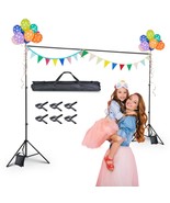 AW Backdrop Stand 10 x 7ft/3m x 2.1m Adjustable Parties Background Support - $860.00 MXN