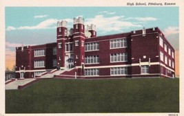 High School Pittsburg Kansas KS Postcard B07 - £2.39 GBP