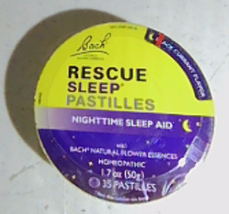 1/27 RESCUE Bach Sleep PASTILLES, Black Currant Flavor, Sleep Aid Lozeng... - $12.86
