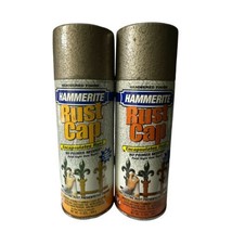 Hammerite Hammered Finish Rust Cap Bronze Spray Paint 12 Oz. READ - £36.50 GBP