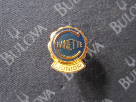 vintage enamel Lapel Pin: Civinette Junior, International Group - $4.50