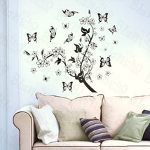 Hemu Living Room Bedroom Decorative Vinyl Mural Art Sakura Sake Large Wall Decal - £6.32 GBP