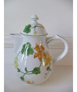 Villeroy &amp; Boch Geranium 6" Tall Coffee Pot 3 Cup 1748 Germany EUC - $90.08