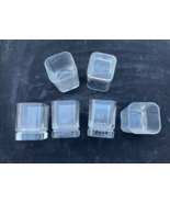 Set of 6 Crown Royal &quot;low ball&quot; whiskey glasses, embossed &quot;2000&quot; with logo - $13.55