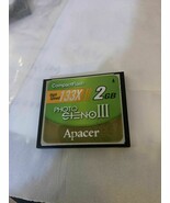 Apacer 2GB Compactflash Cf Card Memory - $22.50