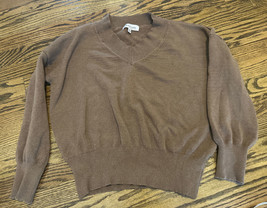 Philosophy Republic Clothing Women’s V-Neck Sweater Brown Size Medium - $19.79