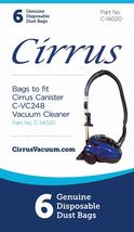 Cirrus Genuine Style C Canister Hepa Vacuum Cleaner Bags 14020 for VC-248 Canist - £7.86 GBP
