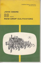 Vintage Operator&#39;s Manual For John Deere RG Row-Crop Cultivator - £7.75 GBP
