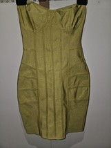 Ladies, salmon, PrettyLittleThing dress, size 8 Yellow Express Shipping - £25.71 GBP
