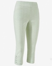 Perfect Stretch Josie Slim Capri Zen Green Chico&#39;s Size 3 / US Size 16 NEW - £19.33 GBP