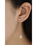 Star Jacket Earrings - Tassle earrings - Celestial Jewellery - Shooting ... - £5.92 GBP