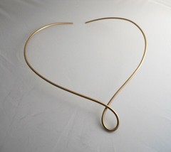 Silver V Collar Dainty Choker Necklace for Women - 16&quot; 14K Yellow Gold Plated - £99.70 GBP
