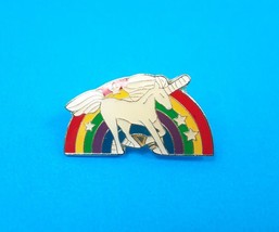 Rainbow Unicorn Enamel Pin Backpack Tie Hat Tac - £3.14 GBP
