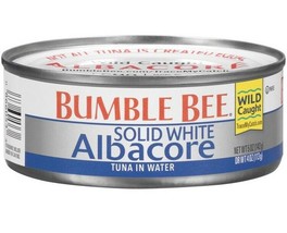 Bumble Bee Solid Whit Albacore Tuna in Water 5 Oz Can (Pack Of 6) - £54.36 GBP