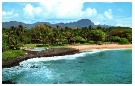 Waiohai Resort Hotel lies alongside Poipu Beach Koloa Kauai Hawaii Postcard - £5.37 GBP