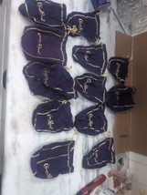 Lot of 12 Crown Royal 7&quot; Purple Drawstring Bags Medium size - £9.30 GBP