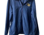 Columbia Georgia Tech Fleece Mens Large Long Sleeve Full Zip Jacket Coll... - $19.68