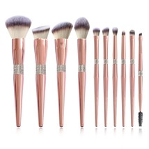 10/14pcs  Makeup Brushes Set Cosmetic Powder Foundation Blush Contour Eye Shadow - £55.12 GBP