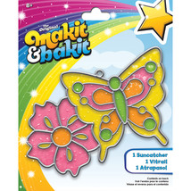 Makit &amp; Bakit Suncatcher Kit-Butterfly &amp; Flower - £15.22 GBP