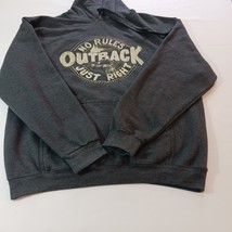 Tultex Outback No Rules Just Right Men's Gray Cotton Blend Hoodie Sweatshirt L image 10