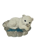 Polar Bear Figurine Playmates Hamilton anthropomorphic Michael Adams Nap... - £23.31 GBP