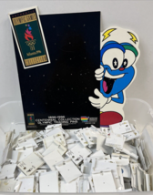 Lot of 639 Olympic 1996 Atlanta Pin Cards + a Pin Board (No Pins) - $39.99