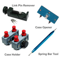 Watch Repair tool Kit - Case Opener Case Holder Link Pin Remover Spring ... - $25.64