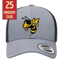 Embroidered Hornets Team Snapback Elite Trucker Baseball Hat Football Basketball - £14.78 GBP