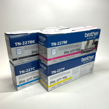 Brother TN227 4 High Yield Color Toner Cartridge  Set (BK, C, M, Y) 4 CO... - $320.61 CAD