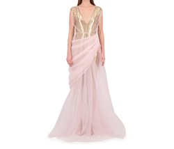 Bethelhelena Cotton Candy Overlay Dress Blush Pink - $646.00