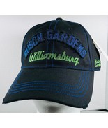 Busch Gardens Williamsburg Hat - Adjustable - Black with Neon Blue/Green - £15.55 GBP