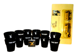 12 Fernet Branca Ceramic Shot Glasses, Pin, &amp; Model Truck - £71.90 GBP