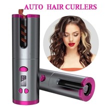 Automatic Hair Curler USB Rotating Hair Curling Iron Ceramic Magic Air C... - £30.36 GBP