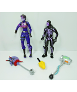 Fortnite Purple Glow Skull Trooper Dark Bomber Party Animal Slurp Pickax... - $6.99 CAD