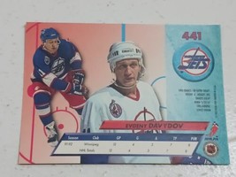 Evgeny Davydov Winnipeg Jets 1992 - 93 Fleer Ultra Rookie Card #441 - £0.77 GBP