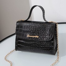 Women Small Messenger Bag Fashion Ladies Crossbody Bags Crocodile Pattern Handba - £14.82 GBP