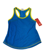 New Balance Jeunes Filles Maille de Course Débardeur Dos Nageur Bleu Jau... - $207.49 MXN