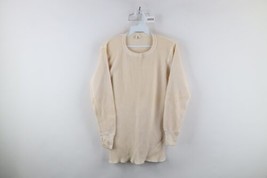 Vintage 90s Streetwear Mens Large Distressed Thermal Waffle Knit T-Shirt... - £34.87 GBP