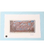 California Coco Chanel License Plate Print By Fairchild Paris LE 21/25 - $148.50