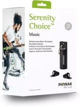 Phonak Serenity Choice Music KM20 Reusable Earplugs Hearing Protection *... - $44.06