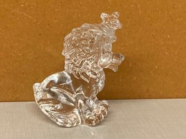 Princess House Tricycle Lion Figurine 24% Lead Crystal  Made in Germany - $9.05