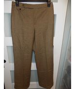Lauren Ralph Lauren Lined Wool Plaid Flat Front Cuffed Pant Size 10 Women&#39;s - €24,85 EUR