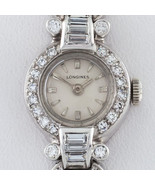 Longines Platinum &amp; 14k White Gold Diamond Women&#39;s Dress Watch - $3,482.32