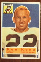 Vintage Football Card 1956 Topps #33 Ken Konz Halfback Cleveland Browns - £8.75 GBP