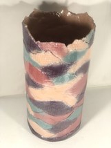 Handgefertigte Glasiertem Keramik Schirm Halter Buntes Display Ständer - £160.37 GBP
