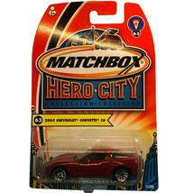 Matchbox 1/64 Diecast Hero City #63 2005 Chevrolet Corvette C6, Mint on Card - £7.85 GBP