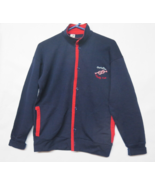 Vtg Portofino Yacht Club Button Up Sweater Jacket Mens Sz 4 Navy Blue Wo... - £31.87 GBP