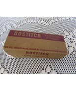 VINTAGE BOSTITCH SBS BOX OF STAPLES MADE IN USA  FULL BOX 5000 1/2&quot; - £3.85 GBP