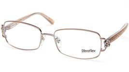 New Sferoflex 2569-B 465 Rose Gold Eyeglasses Glasses Frame 52-16-135mm - £43.07 GBP